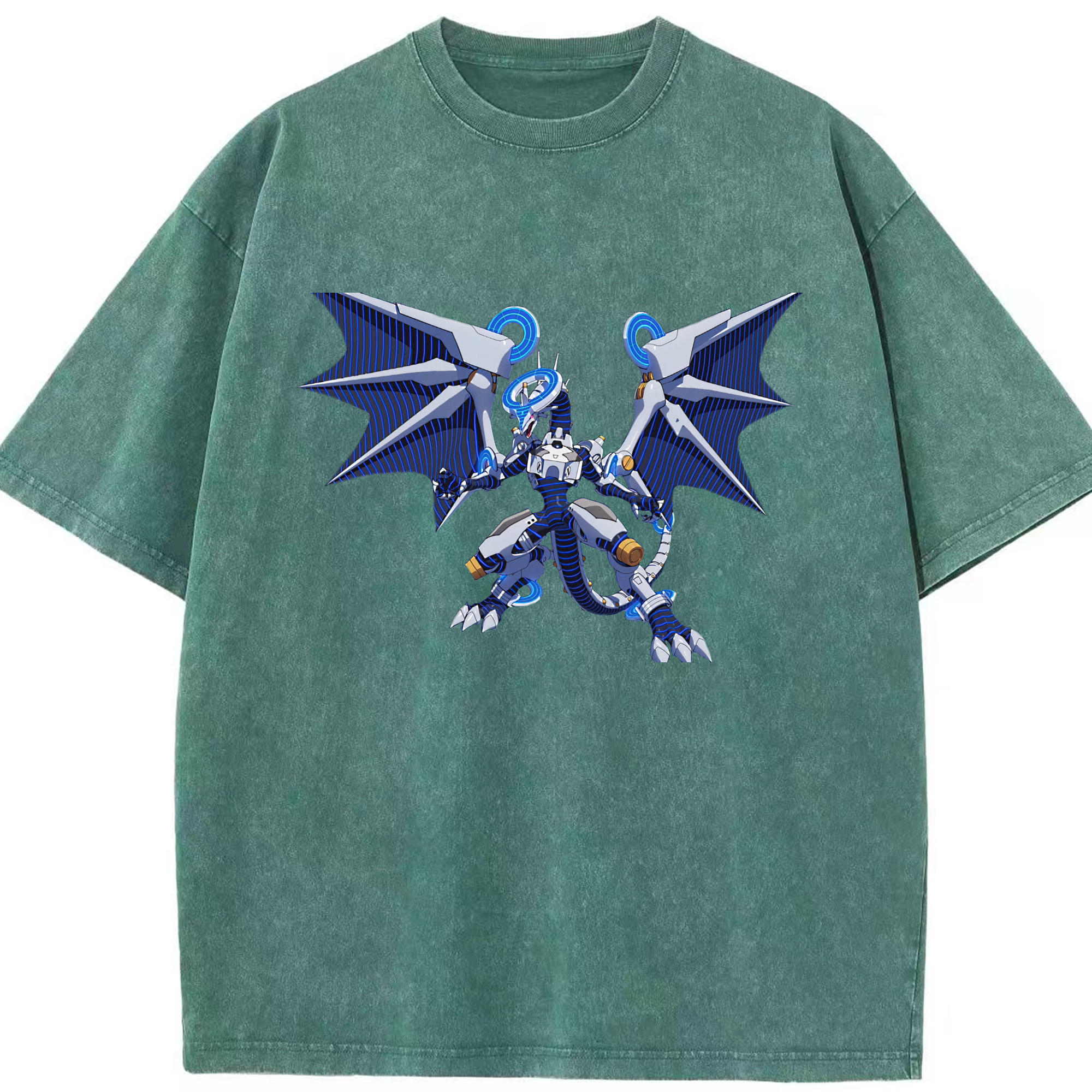 （画像用） 遊☆戯☆王 Yu-Gi-Oh! 綿100% ヴィンテージ風 半袖Tシャツ（フロントプリント）